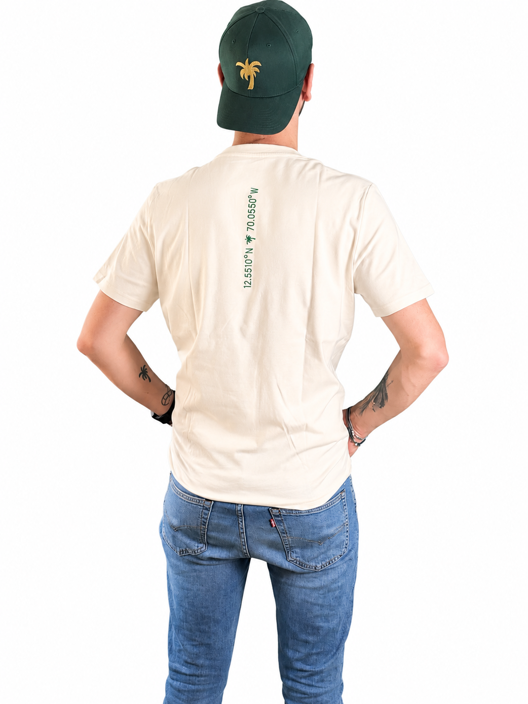 PALMOTIZED® Feather Palm Tee – Natural Raw