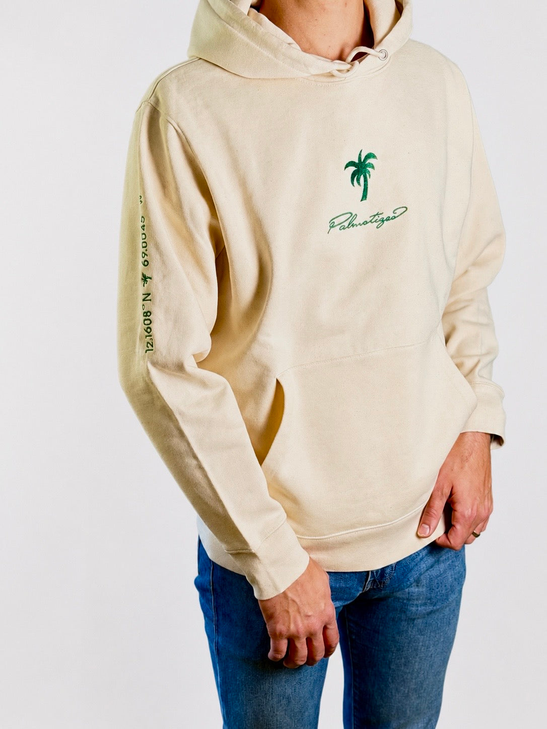 PALMOTIZED® Signature Hoodie – Natural Raw