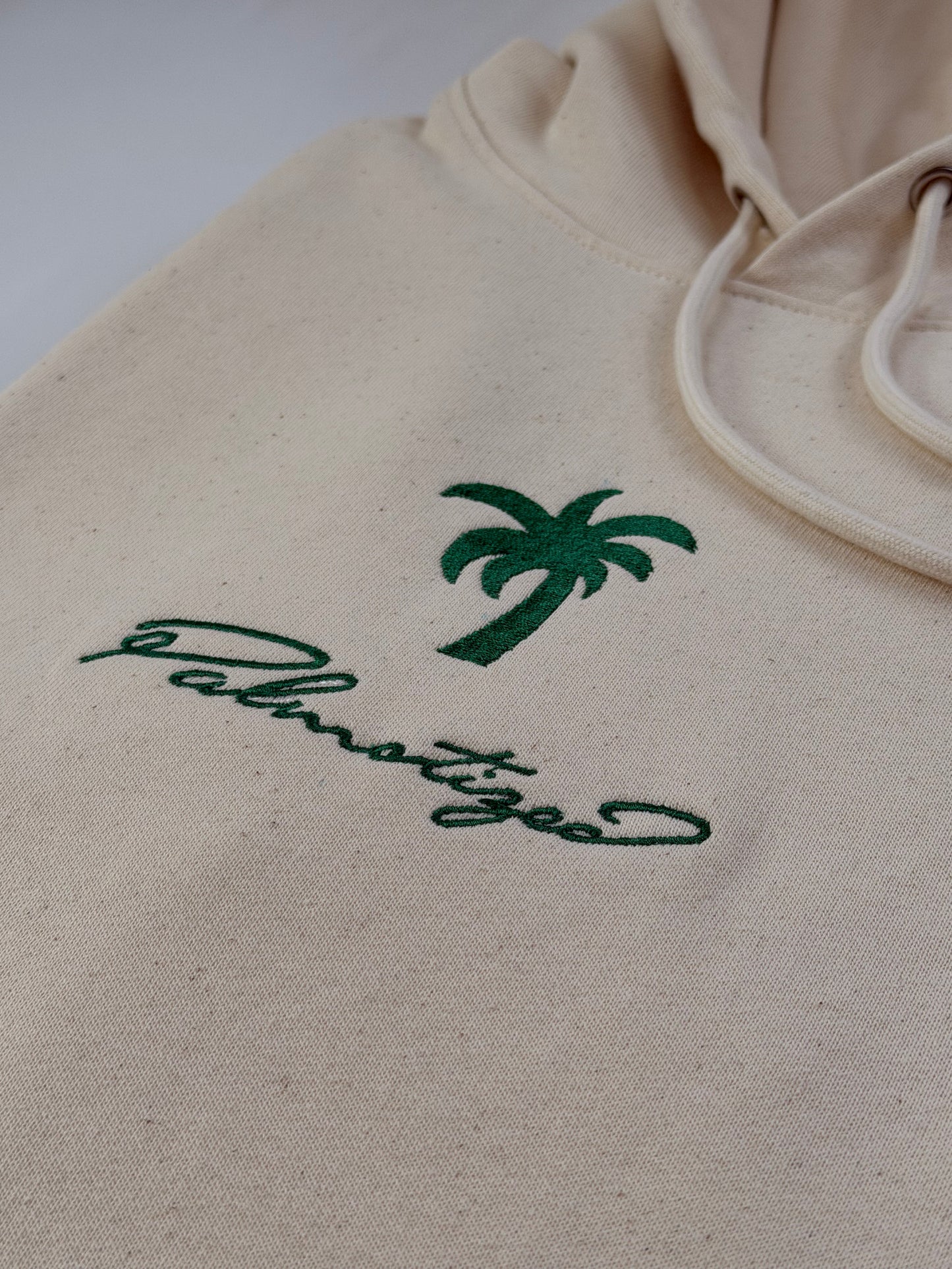 PALMOTIZED® Signature Hoodie – Natural Raw