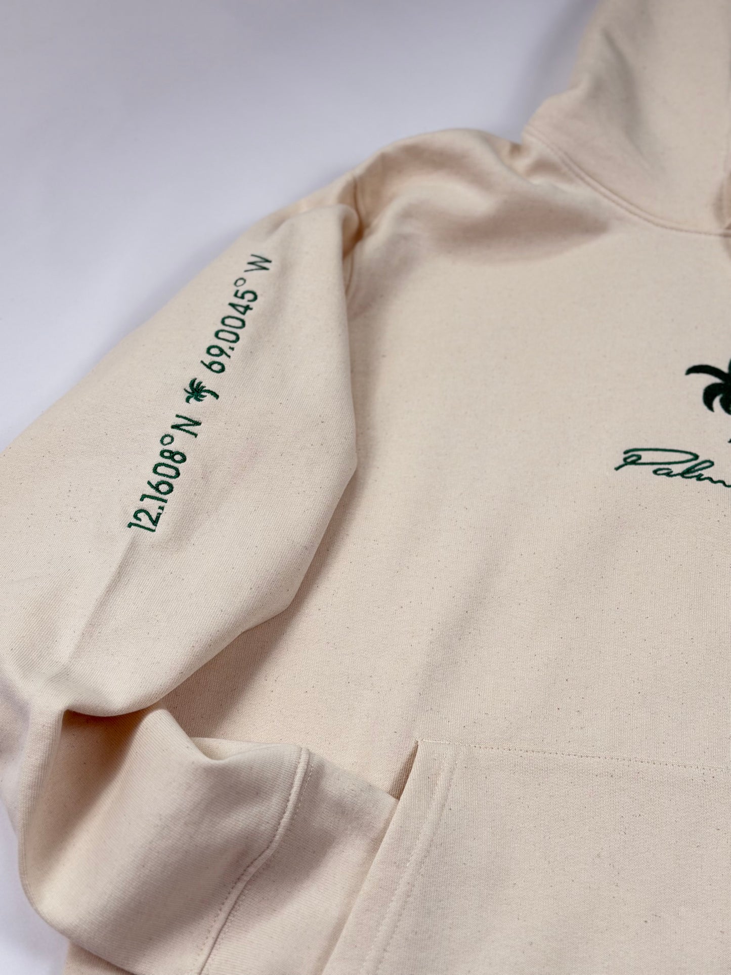 PALMOTIZED® Signature Hoodie – Natural Raw